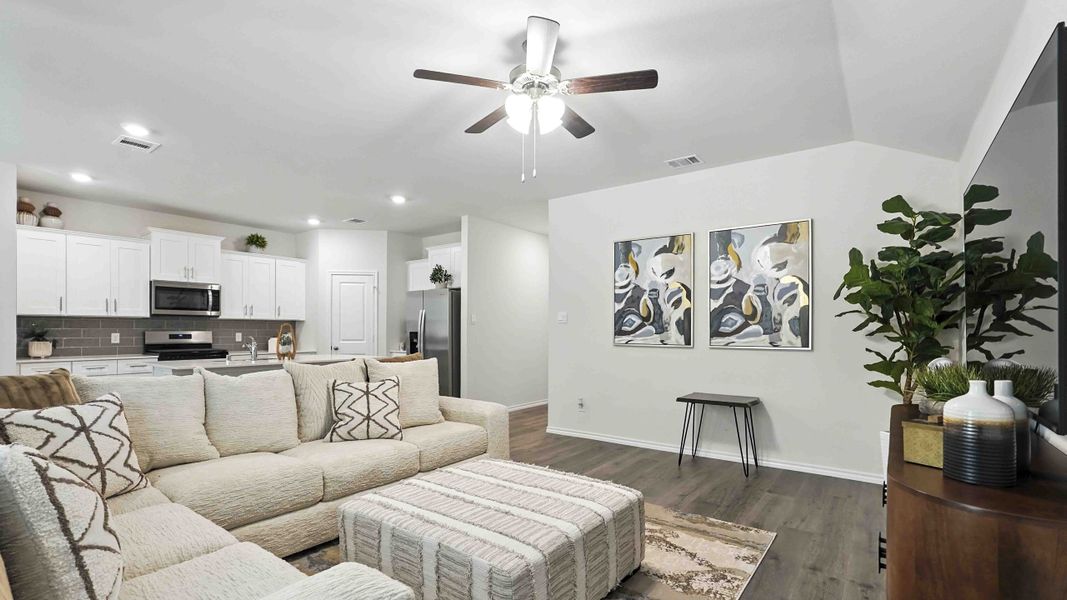 Furnished interior in a model home at The Reserve at Timber Creek in Lindale (Image 10).