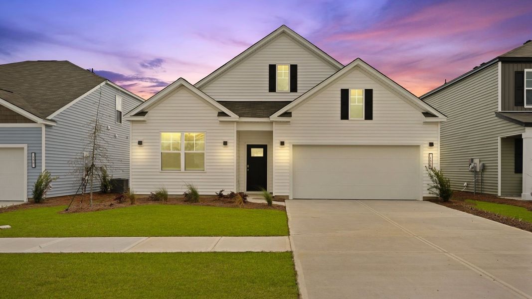 Front exterior of a home in the Carolina Groves community, located in Moncks Corner, SC (Image 2).