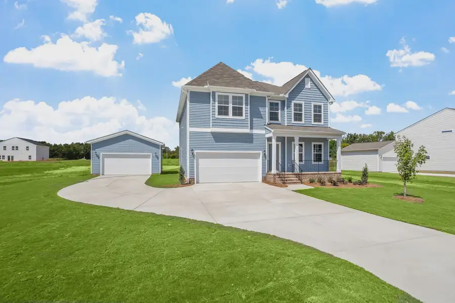 Telfair Plan with Detached Garage