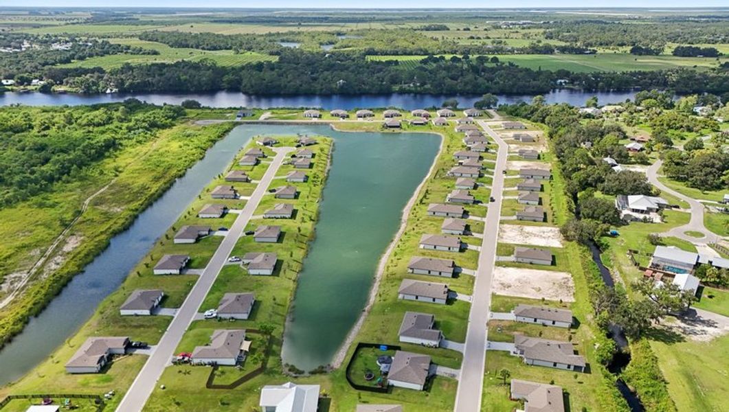 Incredible aerial view of Liberty Shores