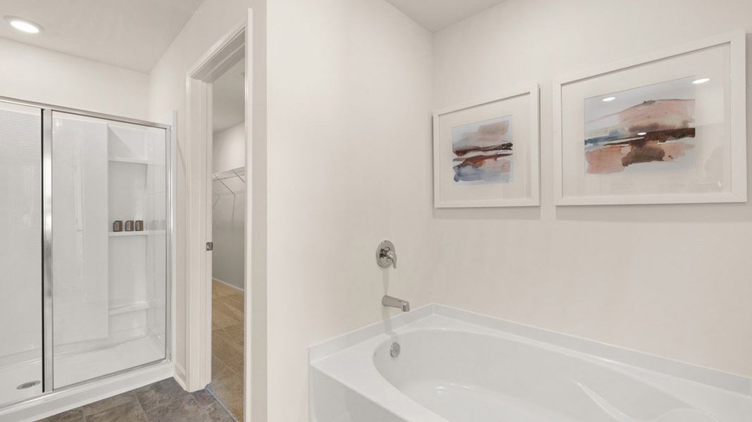 Furnished interior in a model home at Inverness at Sugarloaf in Lawrenceville (Image 25).