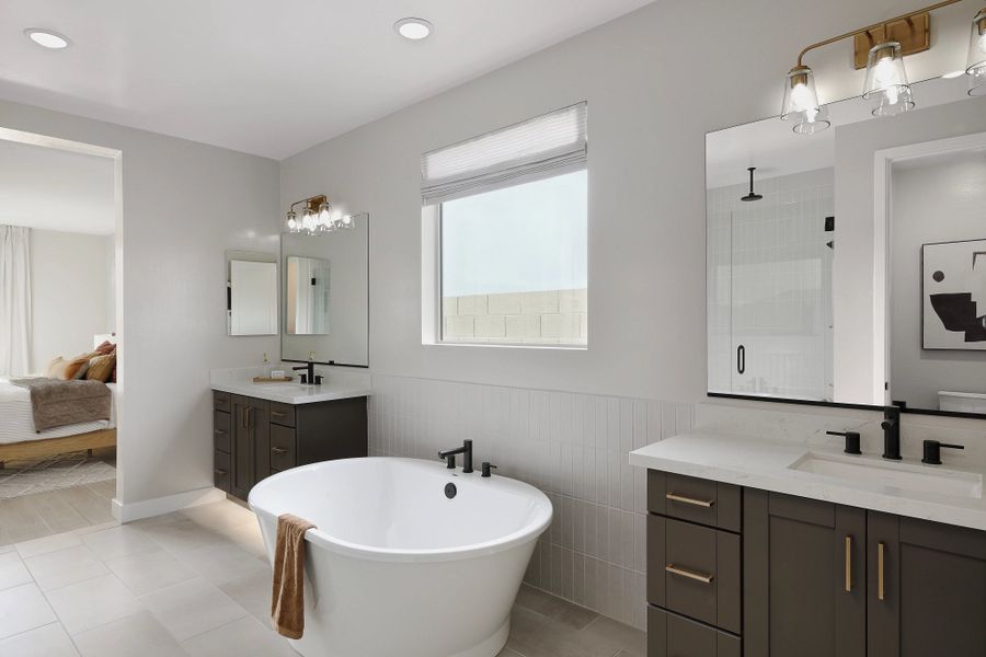 Furnished interior in a model home at Aloravita in Peoria (Image 5). Furnished interior in a model home at Aloravita in Peoria (Image 5).