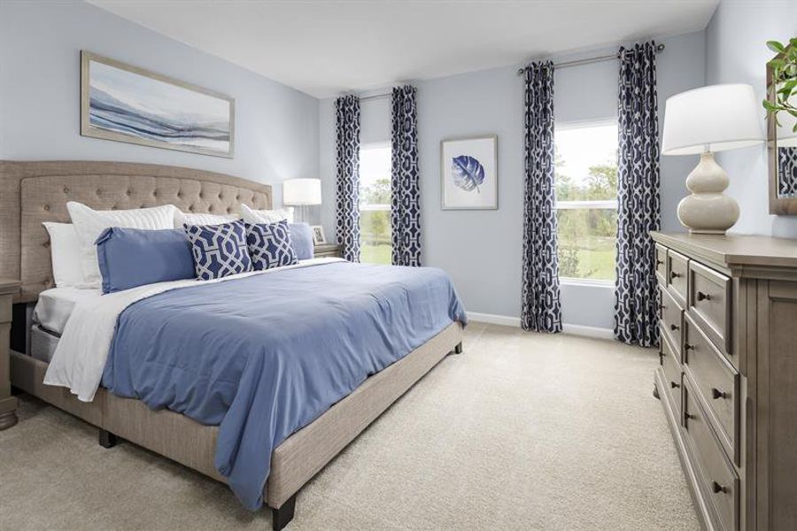 Unwind in your spacious owners retreat to relax and recharge.