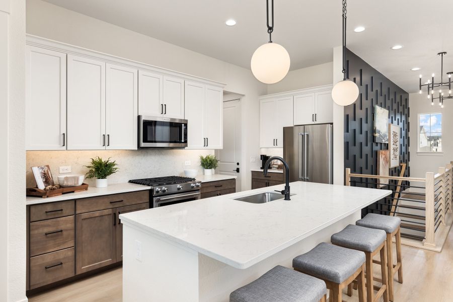 Sterling Ranch Homestead - American Legend Homes Model Home - Kitchen Sterling Ranch Homestead - American Legend Homes Model Home - Kitchen