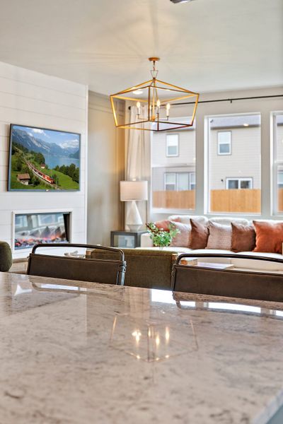 Furnished interior in a model home at The Glen-12 in Colorado Springs (Image 31).