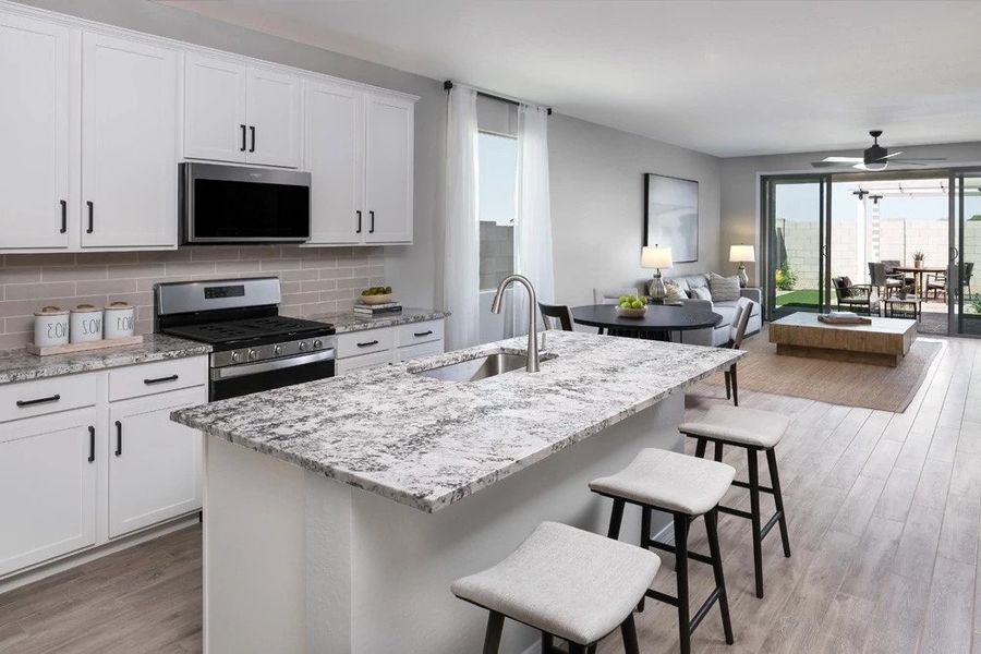 Furnished interior in a model home at Solara in Laveen (Image 4). Furnished interior in a model home at Solara in Laveen (Image 4).