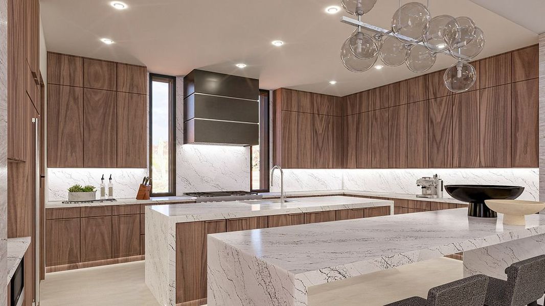 Furnished interior in a model home at Serene in Scottsdale (Image 15).