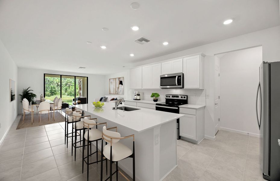 New homes with open-concept living spaces for sale at EverCreek