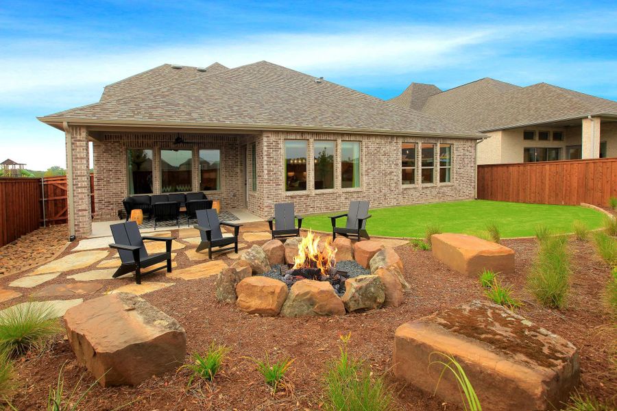 The Parkhill Outdoor Living Area The Parkhill Outdoor Living Area