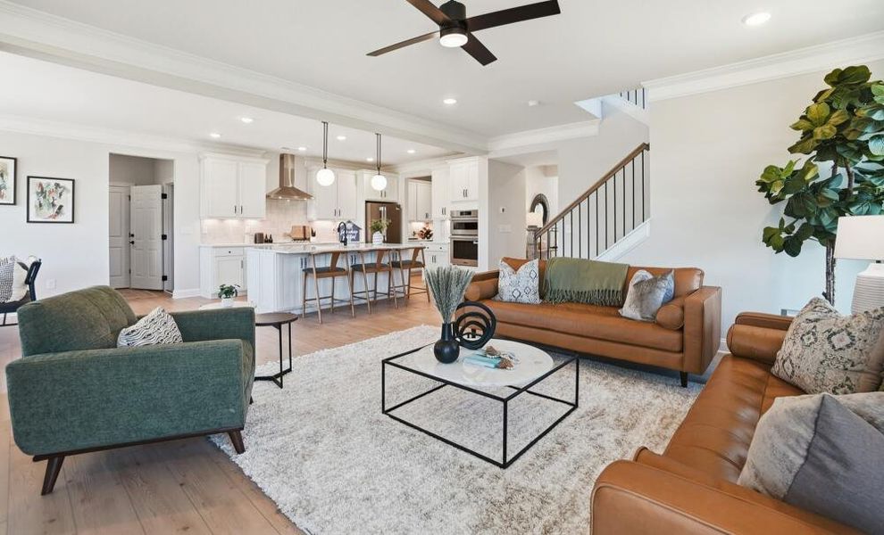Furnished interior in a model home at Alexander Landing in Mint Hill (Image 13). Furnished interior in a model home at Alexander Landing in Mint Hill (Image 13).