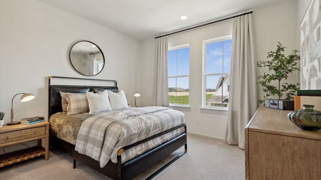Furnished interior in a model home at Hazelwood 40' Series in Frisco (Image 47). Furnished interior in a model home at Hazelwood 40' Series in Frisco (Image 47).
