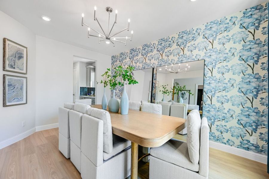 Furnished interior in a model home at The Ranch at Uptown Celina 60s in Celina (Image 31).