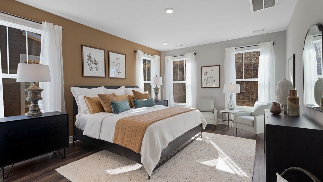 Furnished interior in a model home at Harrier Point in Woodruff (Image 26). Furnished interior in a model home at Harrier Point in Woodruff (Image 26).