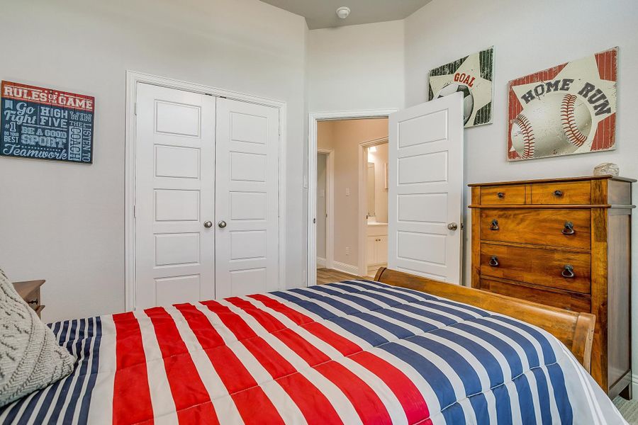 Furnished interior in a model home at Mallard Point in Greenville (Image 40).