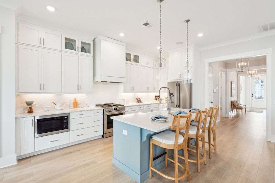 Furnished interior in a model home at Nexton in Summerville (Image 7).