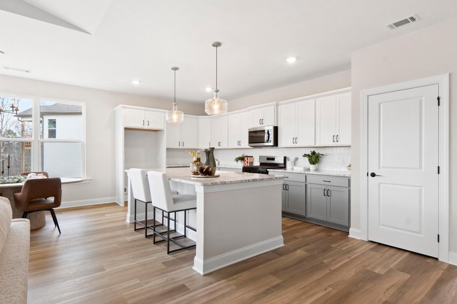 Furnished interior in a model home at Heritage Walk in Chattanooga (Image 22).