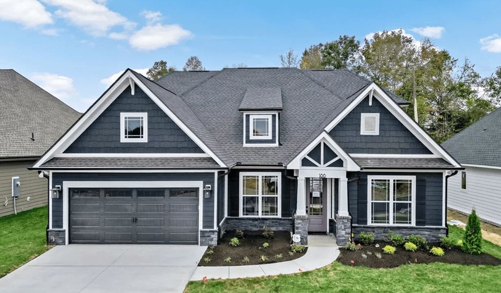 Front exterior of a home in the Enclave At Harvey community, located in Knoxville, TN (Image 1).
