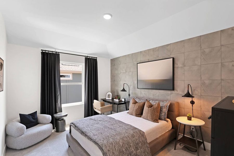 Furnished interior in a model home at Parkside in Denton (Image 19). Furnished interior in a model home at Parkside in Denton (Image 19).