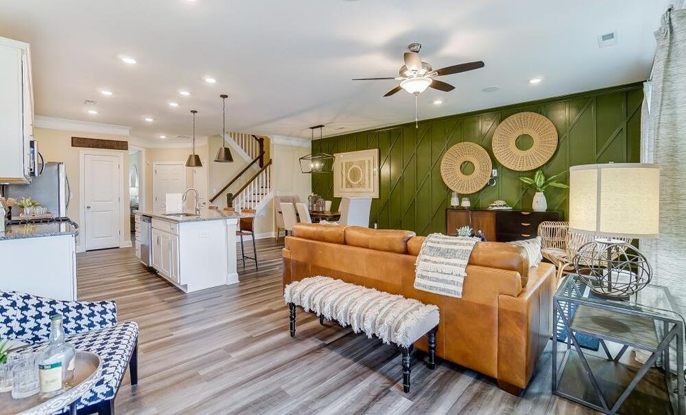 Furnished interior in a model home at Holden Village in Youngsville (Image 20).