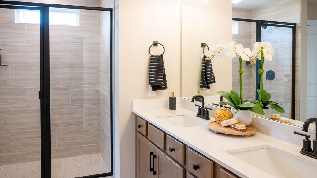 Furnished interior in a model home at Spring Branch in Smyrna (Image 23).