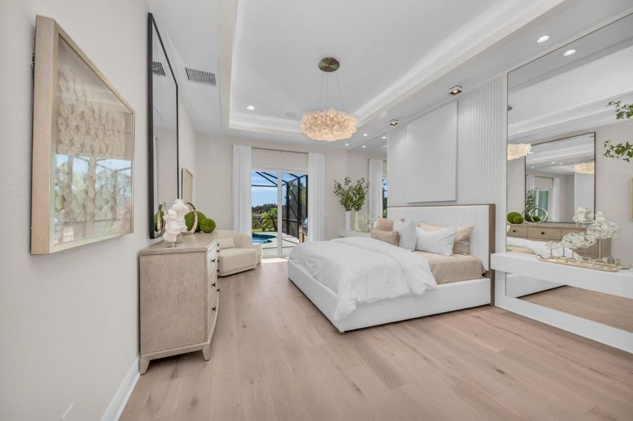 Furnished interior in a model home at Legends Bay in Bradenton (Image 227).