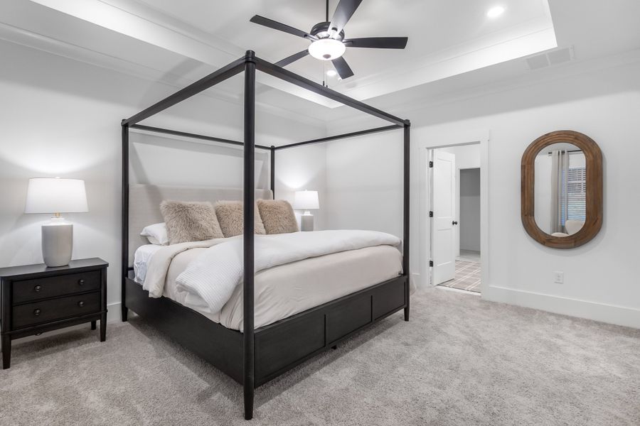 Furnished interior in a model home at Weslyn Park in Social Circle (Image 5).