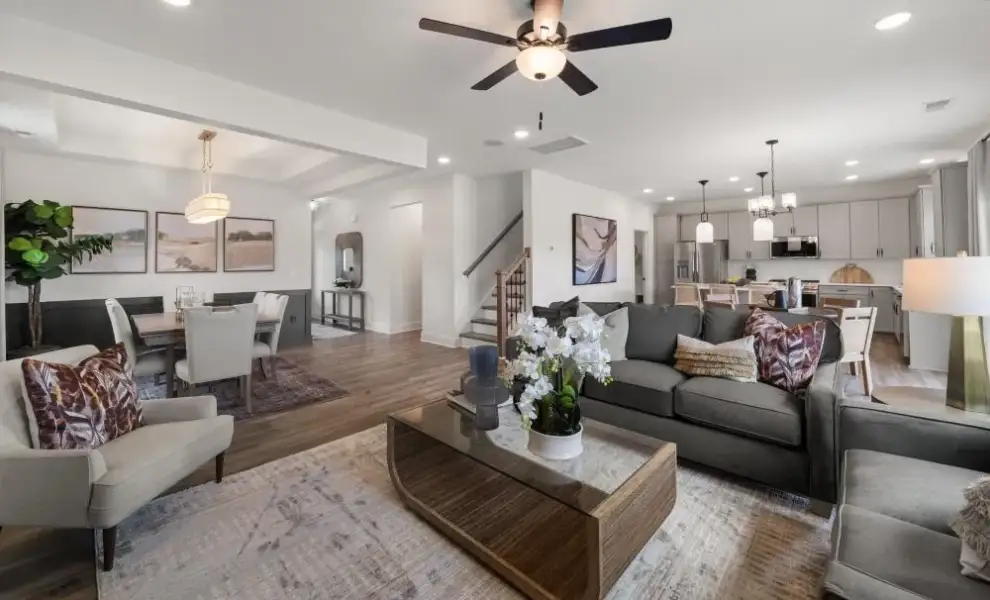Furnished interior in a model home at Paisley Pointe in Boiling Springs (Image 5).