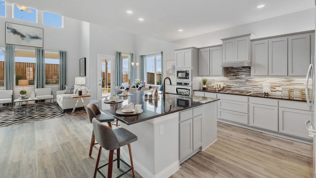 Furnished interior in a model home at Anna Ranch in Anna (Image 5). Furnished interior in a model home at Anna Ranch in Anna (Image 5).