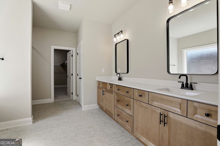 Furnished interior in a model home at Fox Hall Phase V in Senoia (Image 17).