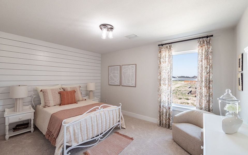 Furnished interior in a model home at The Grove in Sherman (Image 37).