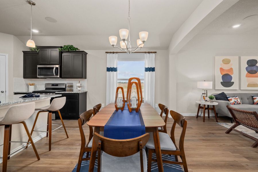 Furnished interior in a model home at Southern Pointe in College Station (Image 9). Furnished interior in a model home at Southern Pointe in College Station (Image 9).