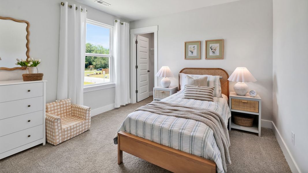 Furnished interior in a model home at Saltgrass Landing in Winnabow (Image 25).