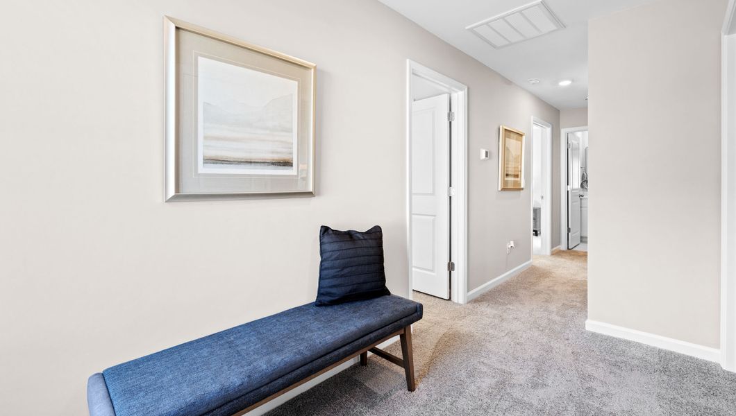 Furnished interior in a model home at Varner Station in Woodruff (Image 17). Furnished interior in a model home at Varner Station in Woodruff (Image 17).