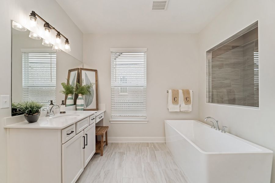 Furnished interior in a model home at Oak Meadows in Smyrna (Image 8).