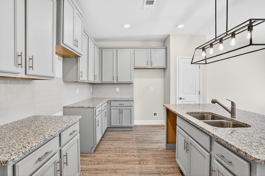 Furnished interior in a model home at Morning Creek Forest in Atlanta (Image 5).