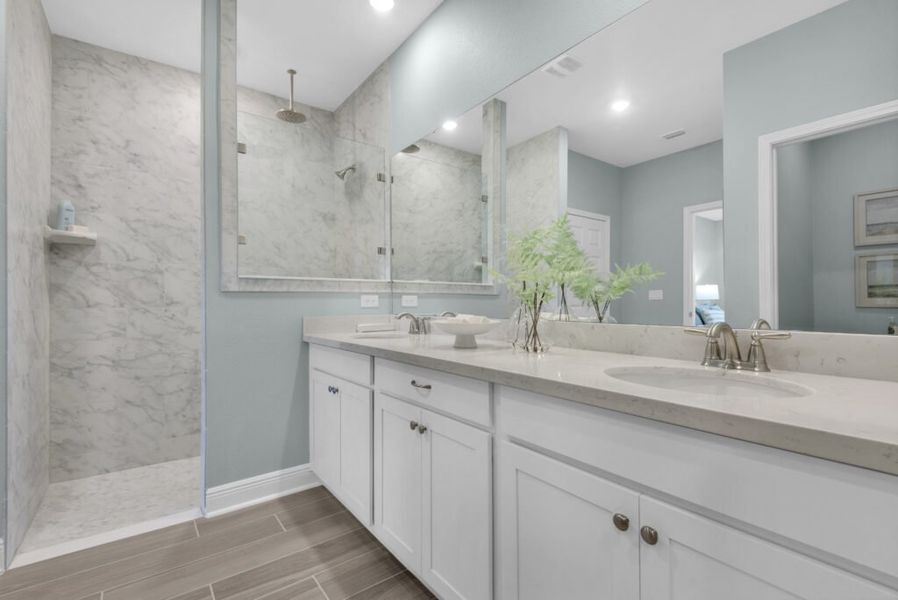 Furnished interior in a model home at Lake Merial in Panama City (Image 13). Furnished interior in a model home at Lake Merial in Panama City (Image 13).