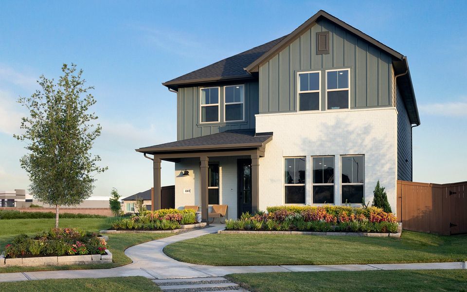 Front exterior of a home in the Elyson community, located in Katy, TX (Image 11).