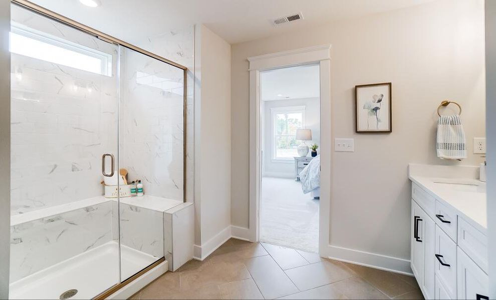 Furnished interior in a model home at Villas at Dawsonville in Dawsonville (Image 22).