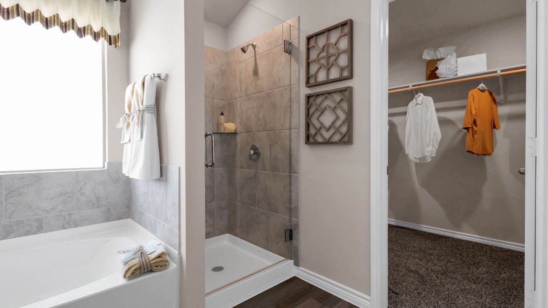 Furnished interior in a model home at Warrior's Legacy in Nolanville (Image 23). Furnished interior in a model home at Warrior's Legacy in Nolanville (Image 23).