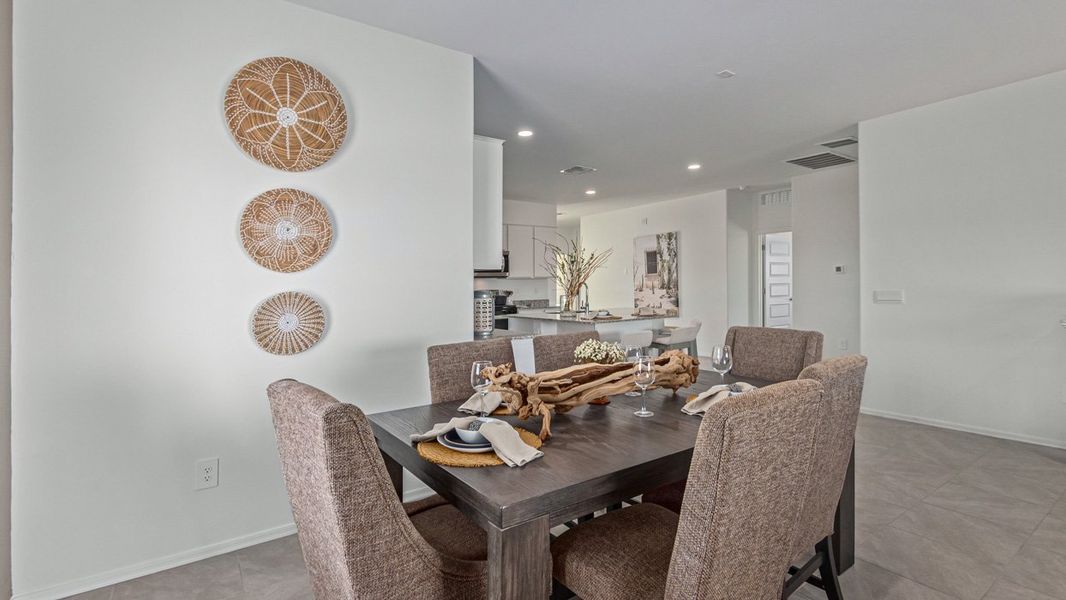 Furnished interior in a model home at Sycamore Vista in Vail (Image 12).