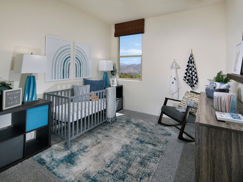 The 1560 floorplan modeled at Fieldstone in Gladden Farms in Marana, AZ.