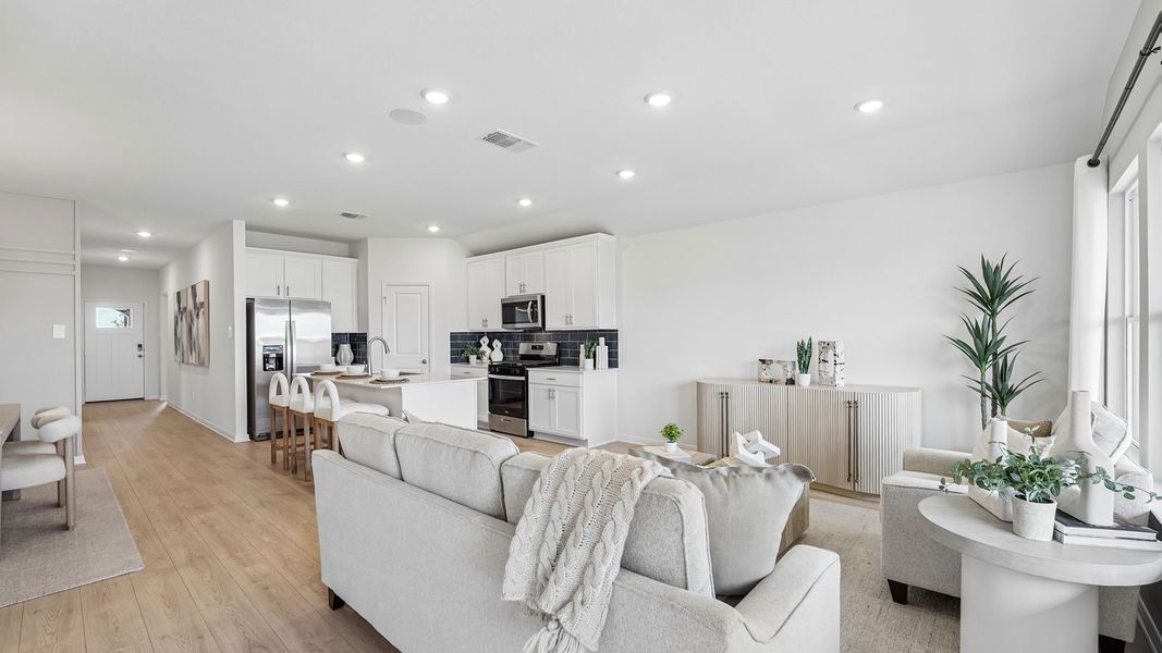 Furnished interior in a model home at Briarwood in Elgin (Image 15).