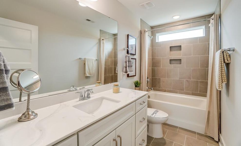 Furnished interior in a model home at Colleton Park in Aiken (Image 16).