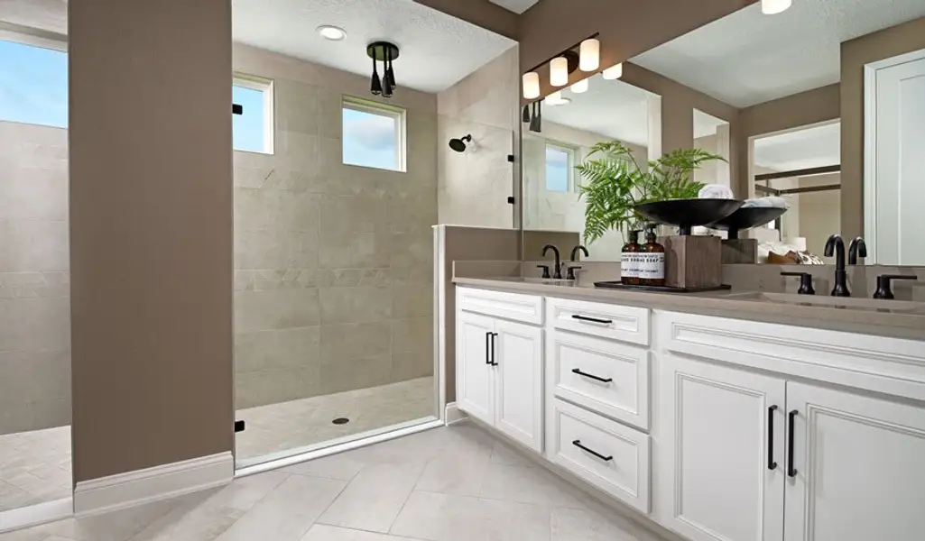 Furnished interior in a model home at Rye Manor in Parrish (Image 7).