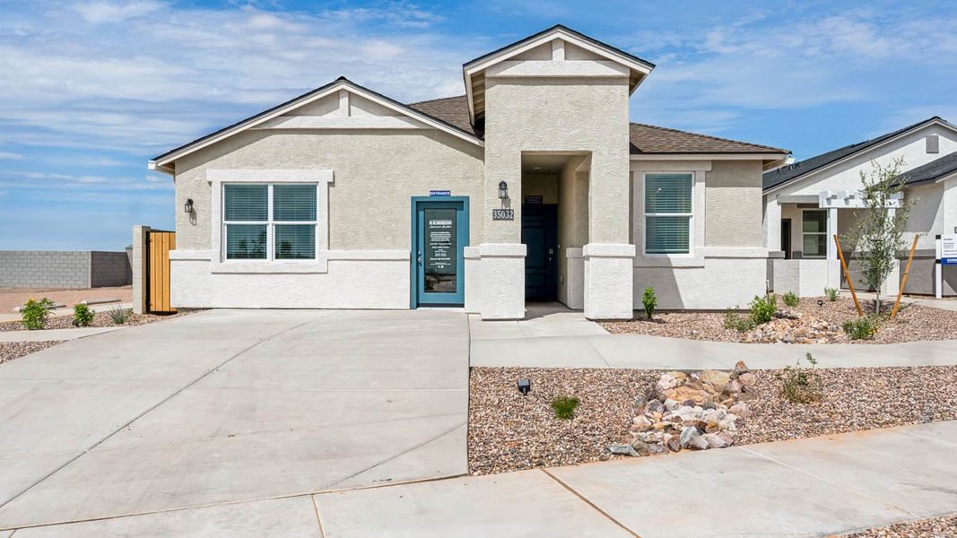 Front exterior of a home in the Elena Trails community, located in Maricopa, AZ (Image 8).