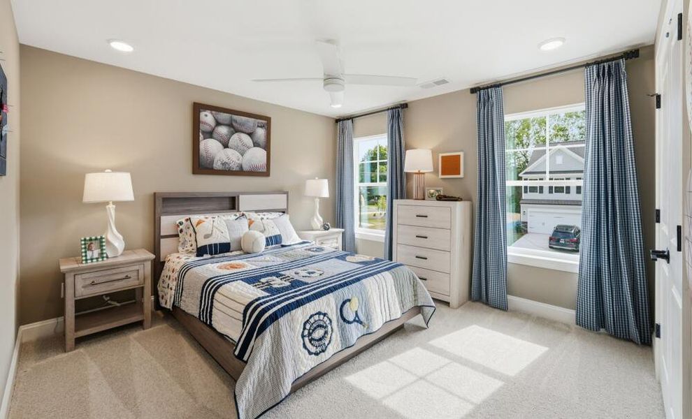 Furnished interior in a model home at Caldwell Forest in Charlotte (Image 19). Furnished interior in a model home at Caldwell Forest in Charlotte (Image 19).