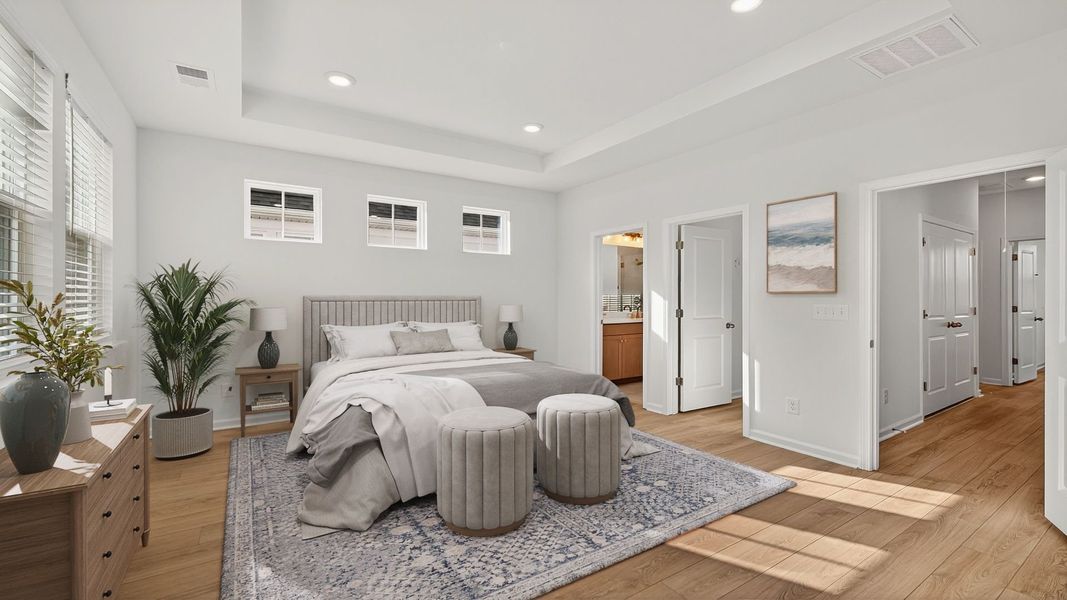 Furnished interior in a model home at Park Circle Single Family Homes in North Charleston (Image 2). Furnished interior in a model home at Park Circle Single Family Homes in North Charleston (Image 2).