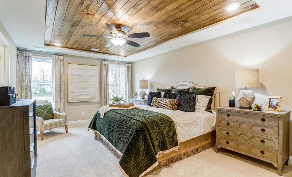 Furnished interior in a model home at Pineview Glen Townhomes in Durham (Image 14). Furnished interior in a model home at Pineview Glen Townhomes in Durham (Image 14).