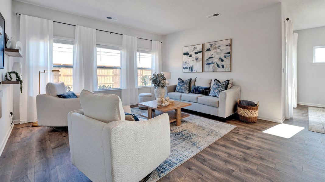 Furnished interior in a model home at The Orchard in Millington (Image 19).