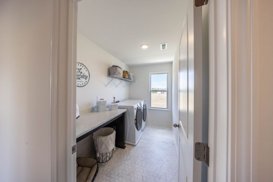 Furnished interior in a model home at Colvin Park in Rock Hill (Image 15).